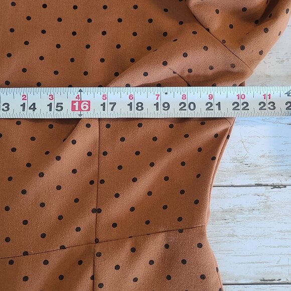 Bettie Page Tatyana Midi Dress Curvy Girl Retro Polka Dot Trad Plus Size 4XL - Picture 7 of 10